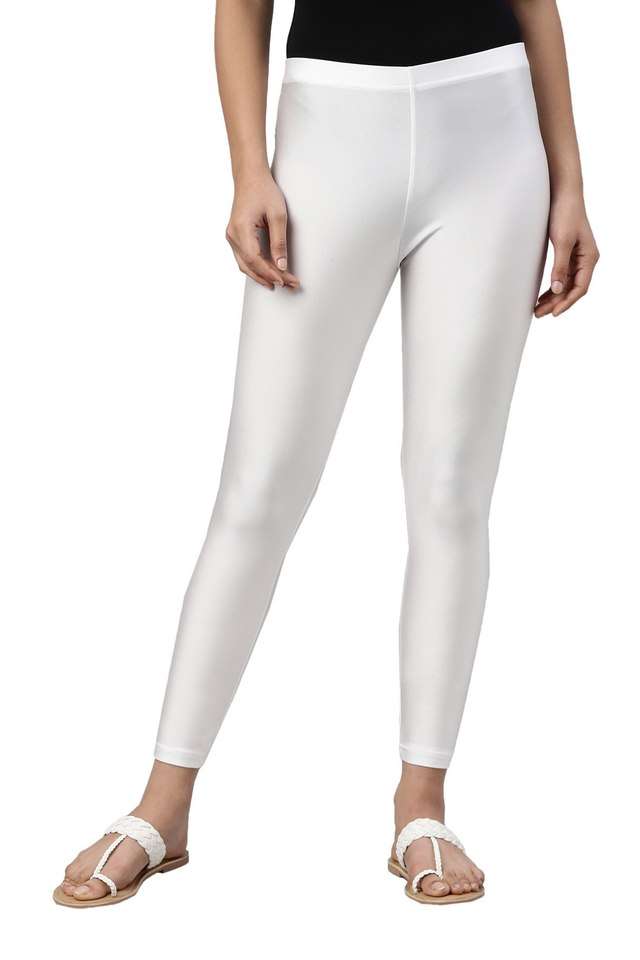 Solid-Nylon-Slim-Fit-Women-s-Leggings