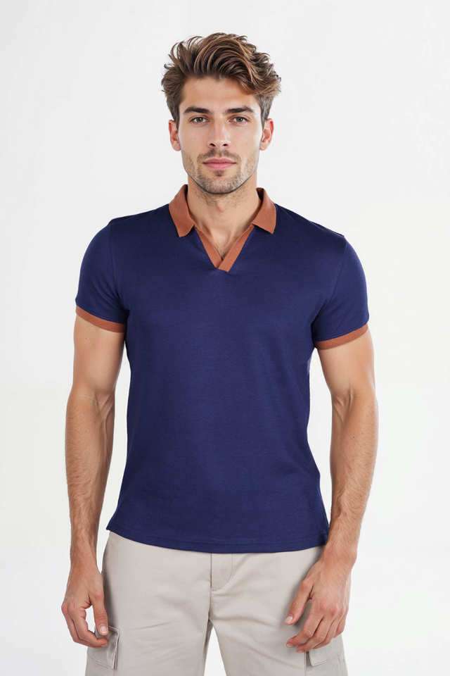 Solid-Cotton-Polo-Men-s-T-Shirt