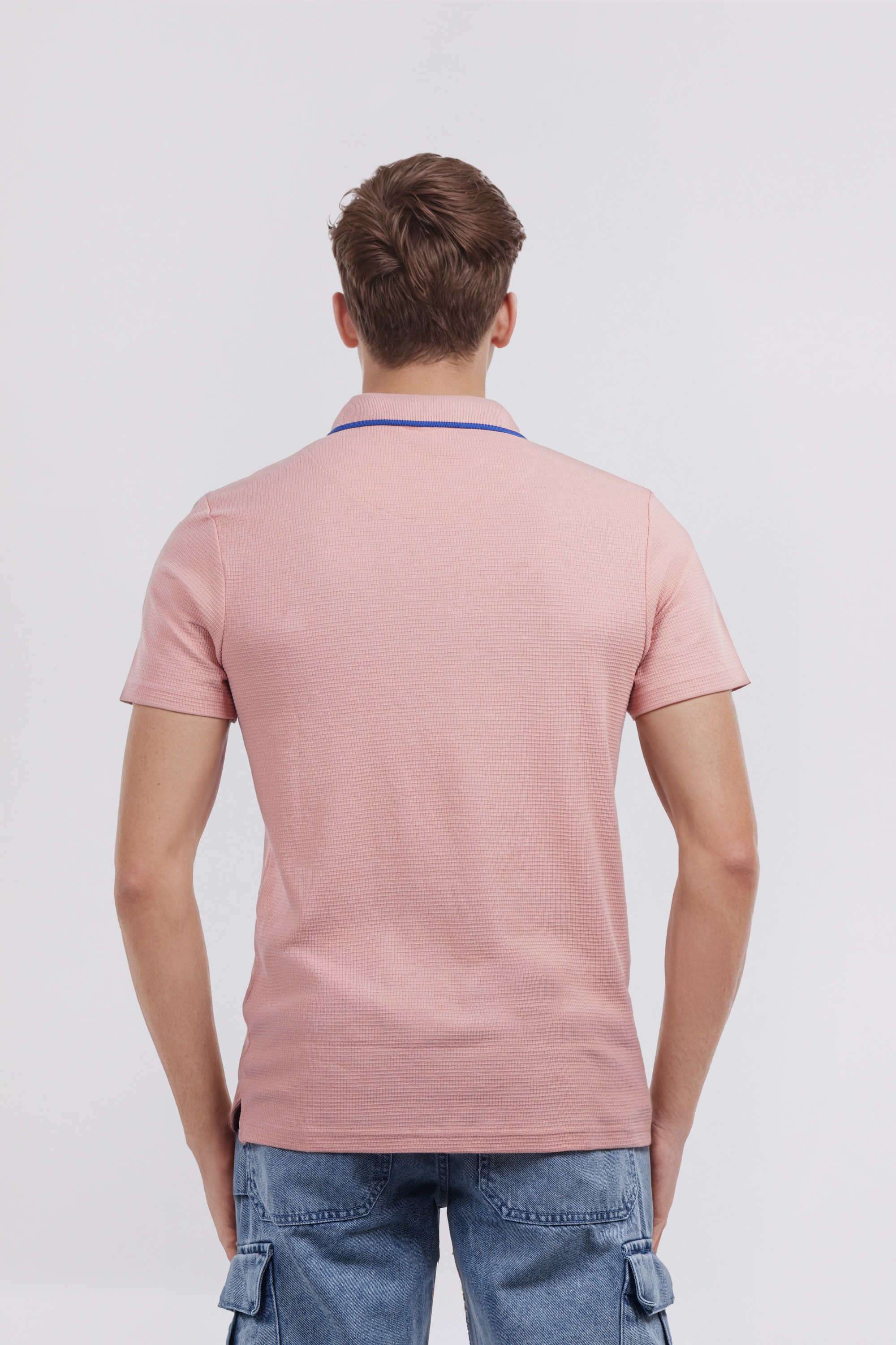 Textured-Cotton-Round-Neck-Men-s-T-Shirt