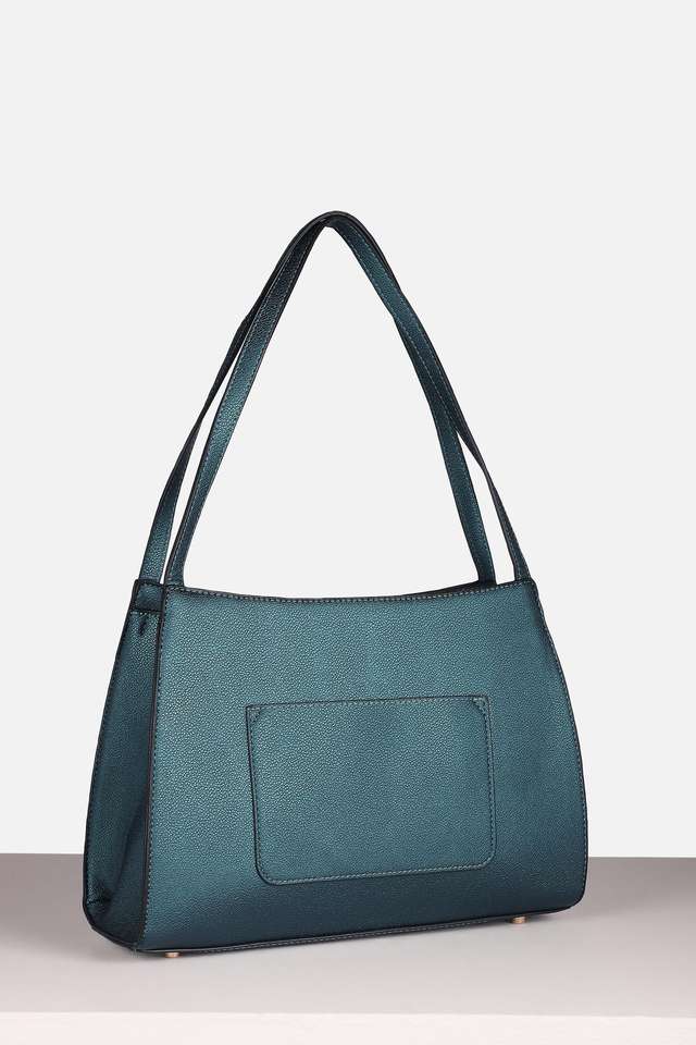 Printed-Polyurethane-Zipper-Closure-Shoulder-Bag