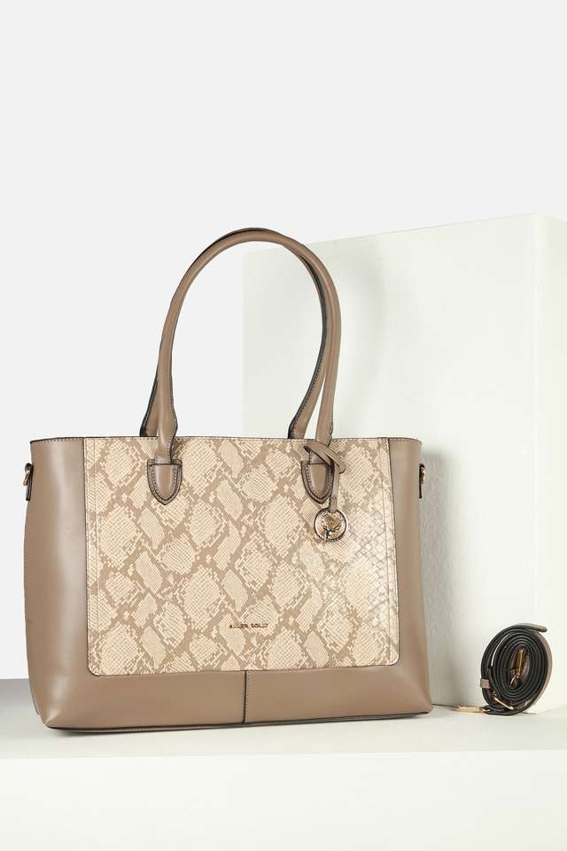Printed-Polyurethane-Zipper-Closure-Tote-Bag