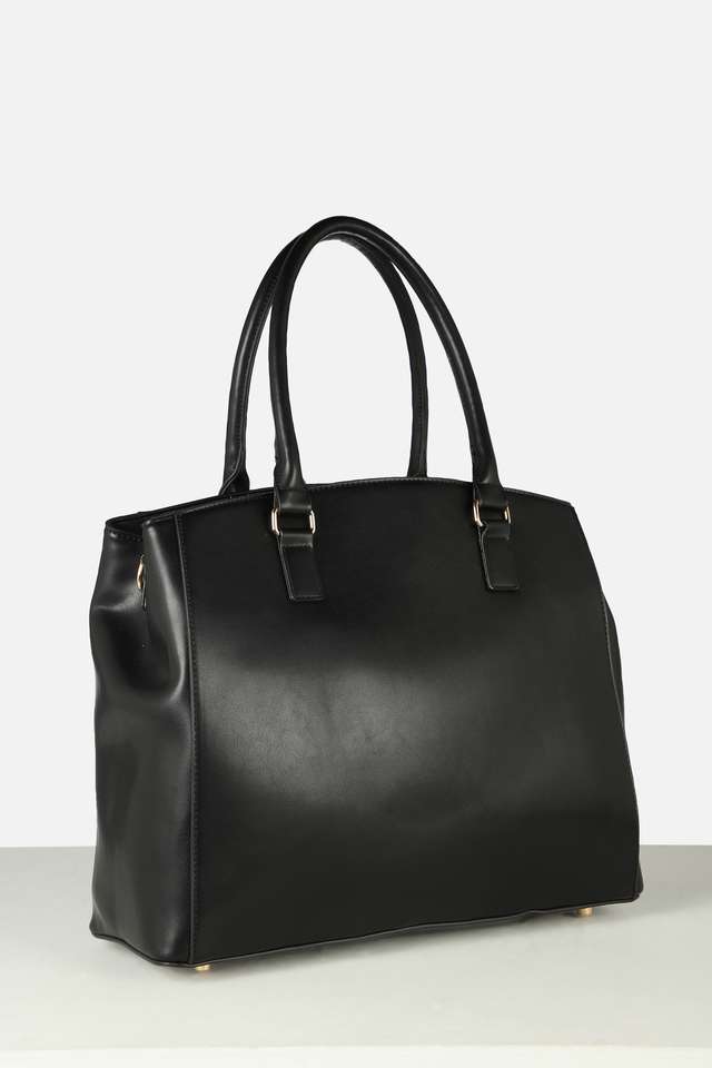Textured-Polyurethane-Zipper-Closure-Laptop-Bag