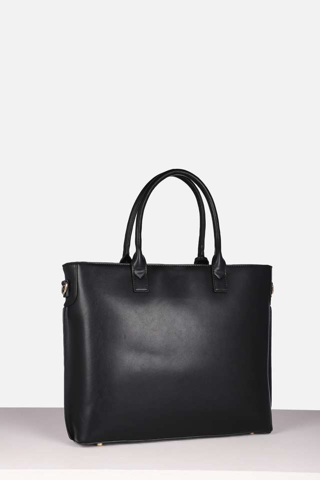 Textured-Polyurethane-Zipper-Closure-Laptop-Bag