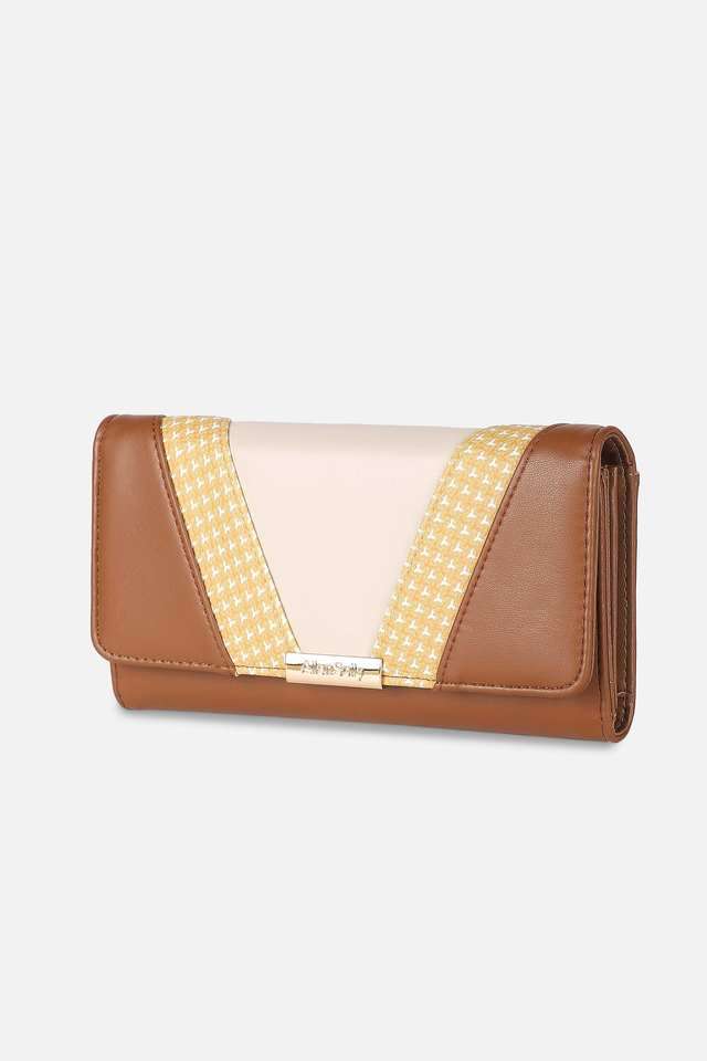 Polyurethane-Snap-Closure-Women-s-Casual-Wear-Wallet