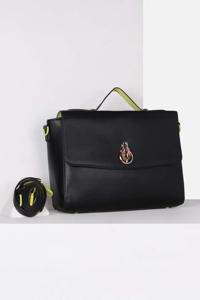 Solid-Polyurethane-Twisted-Clasp-Closure-Shoulder-Bag