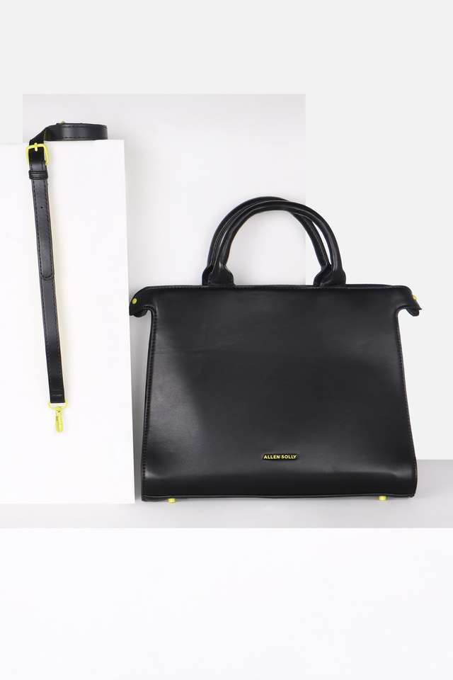 Solid-Polyurethane-Zipper-Closure-Shoulder-Bag