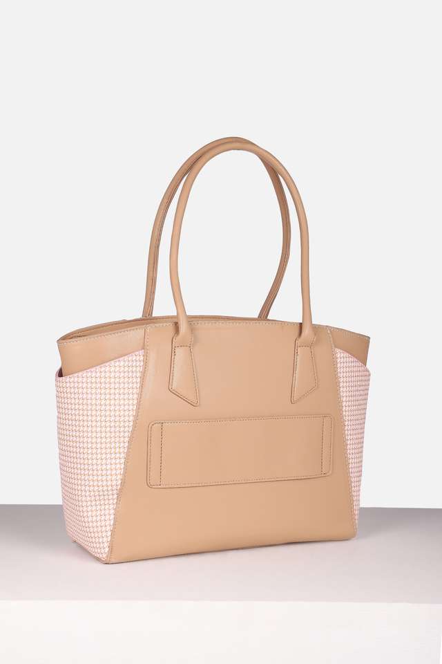 Textured-Polyurethane-Zipper-Closure-Laptop-Bag