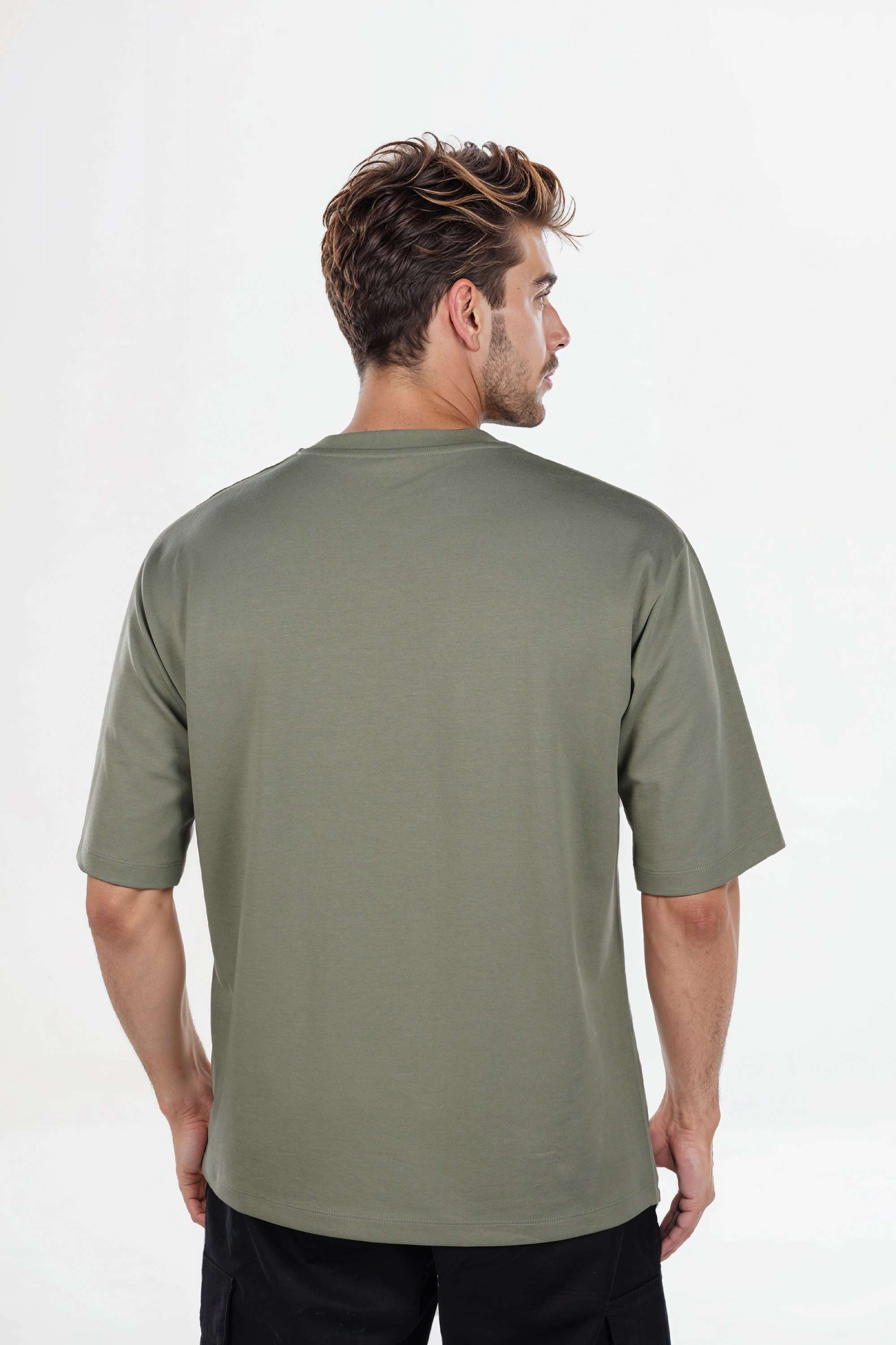 Solid-Cotton-Blend-Regular-Fit-Men-T-Shirt