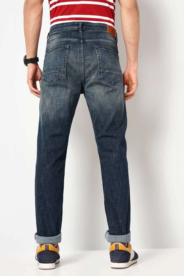 Light-Wash-Cotton-Blend-Slim-Fit-Men-s-Jeans
