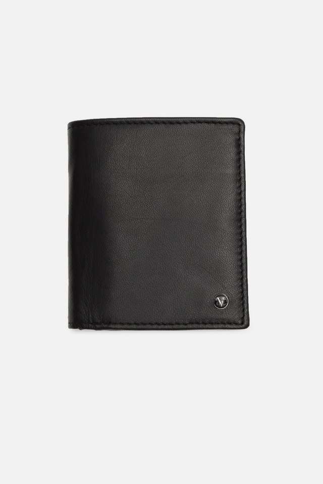 Solid-Leather-Men-s-Formal-Bi-Fold-Wallet