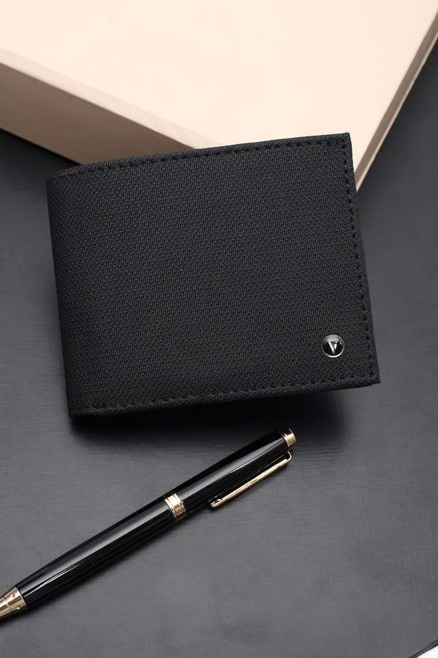 Solid-Leather-Men-s-Formal-Bi-Fold-Wallet