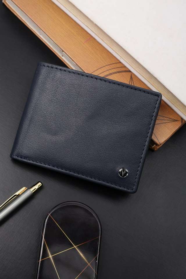 Solid-Leather-Men-s-Formal-Bi-Fold-Wallet