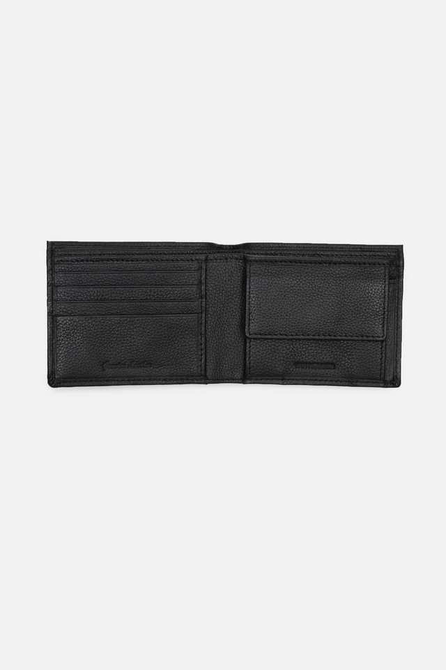 Solid-Leather-Men-s-Bi-Fold-Wallet