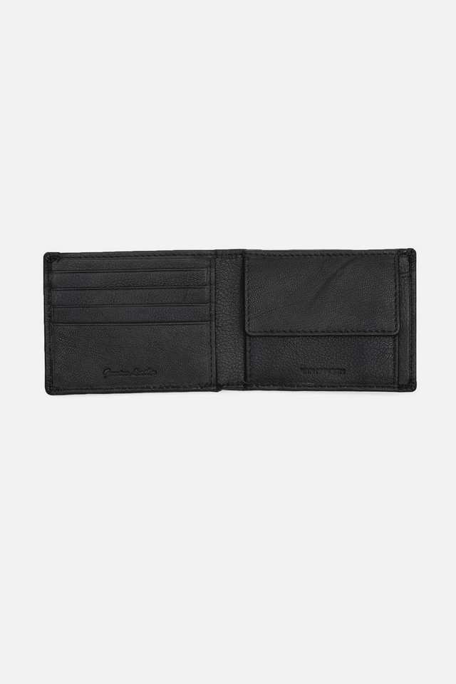 Solid-Leather-Men-s-Bi-Fold-Wallet