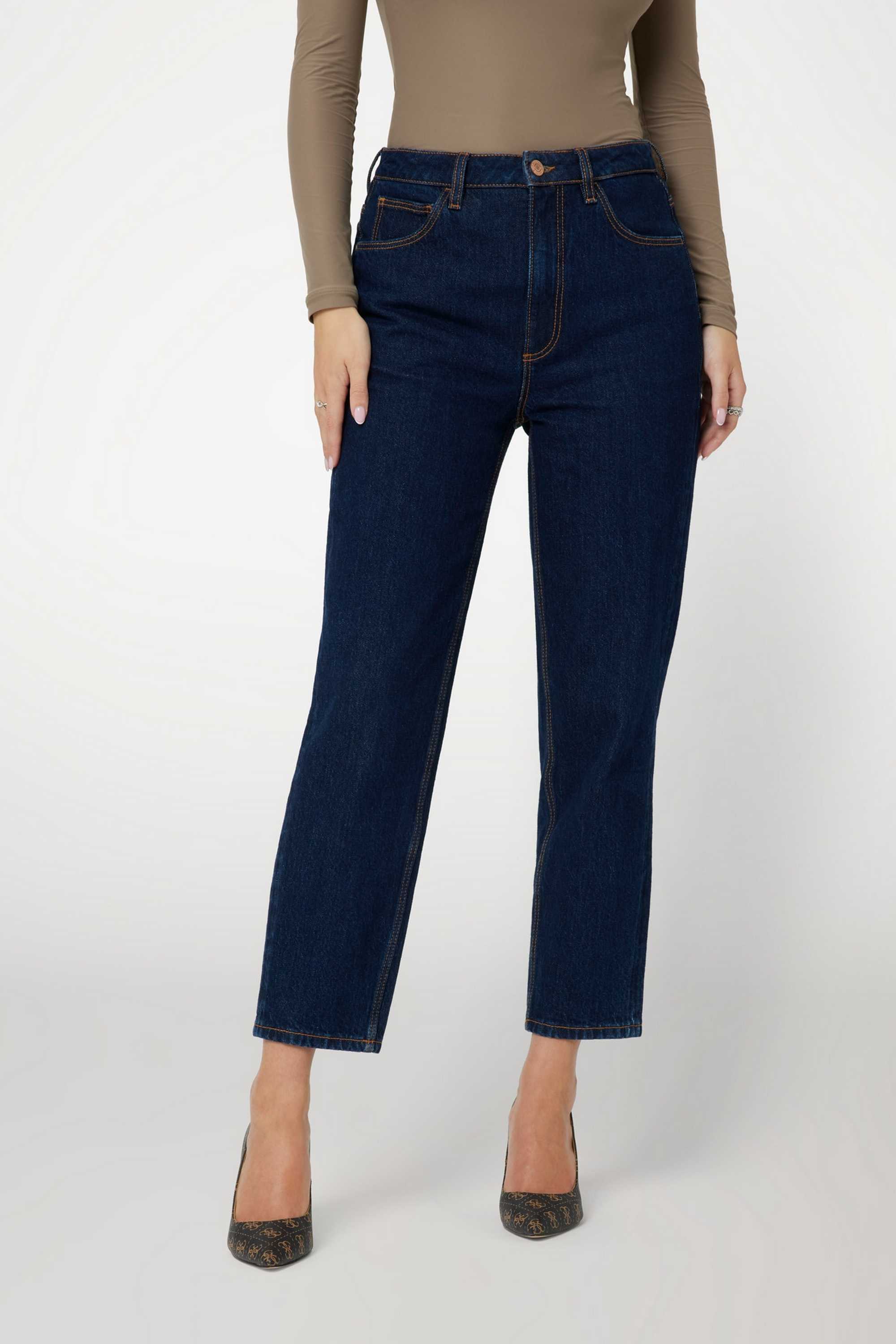 Solid-Straight-Fit-Blended-Fabric-Women-s-Casual-Wear-Pants