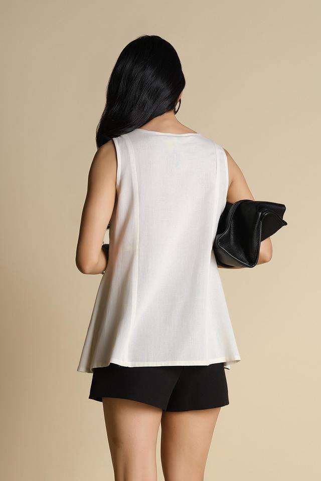 Dobby-Rayon-Square-Neck-Women-s-Top