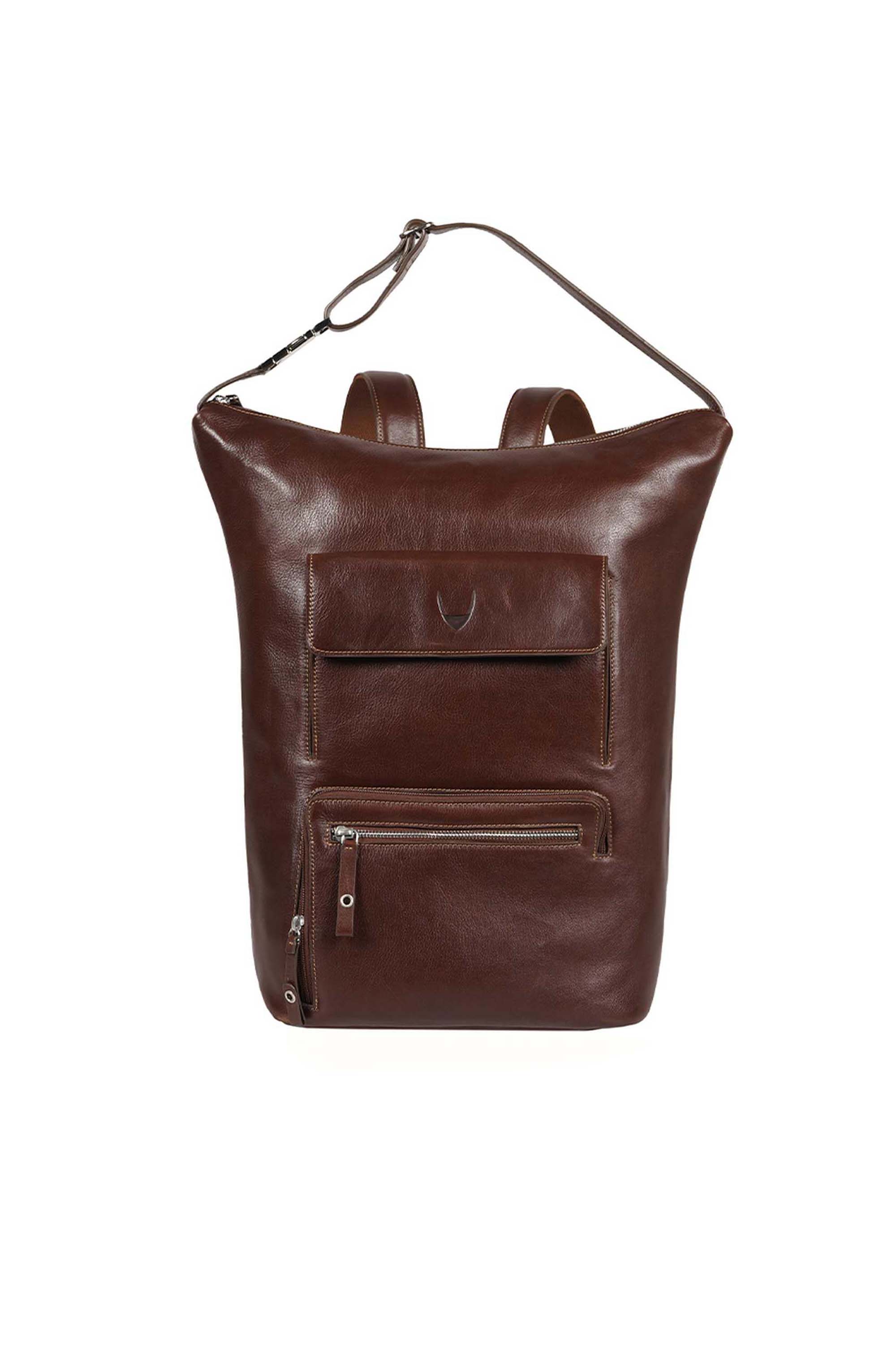 Gangnam-01-Pure-Leather-Zipper-Closure-Backpack