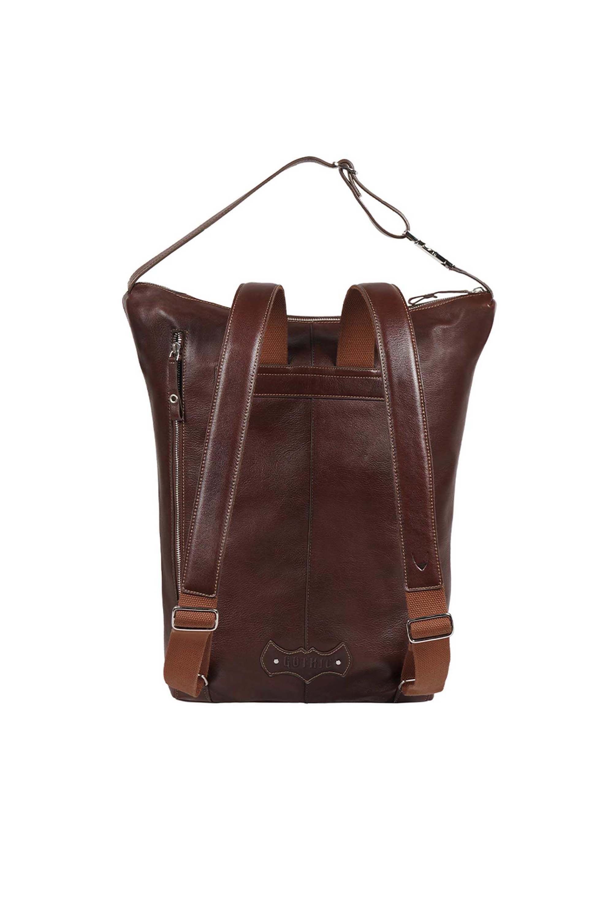 Gangnam-01-Pure-Leather-Zipper-Closure-Backpack