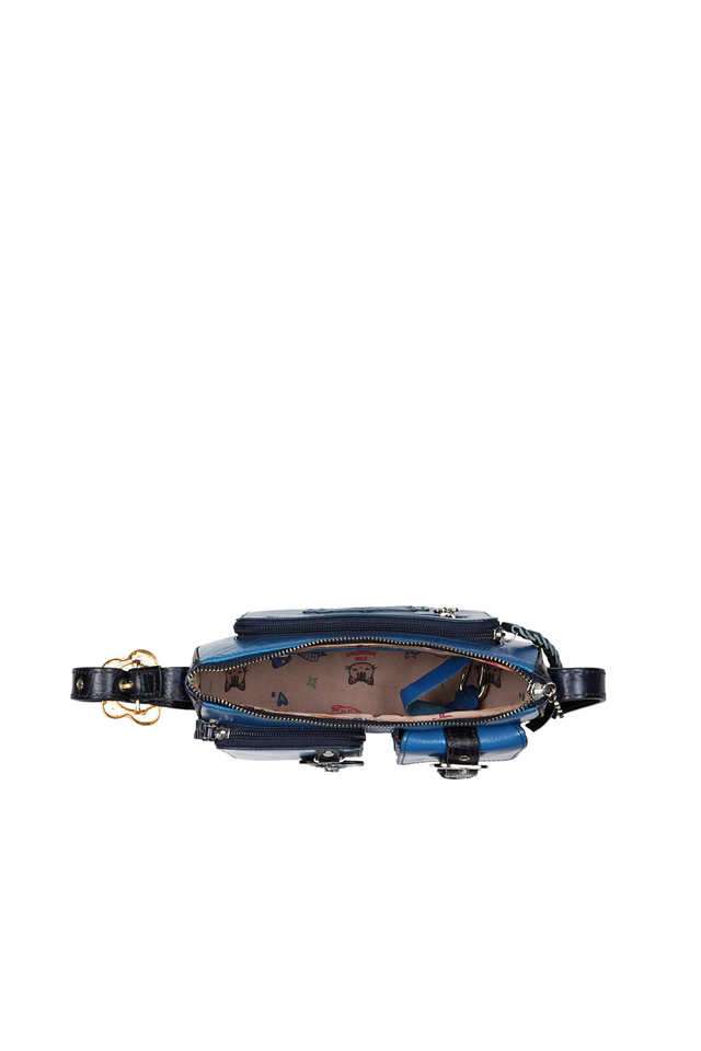 Buy Hidesign Sapphire Jeju - 01 Pure Leather Zipper Closure