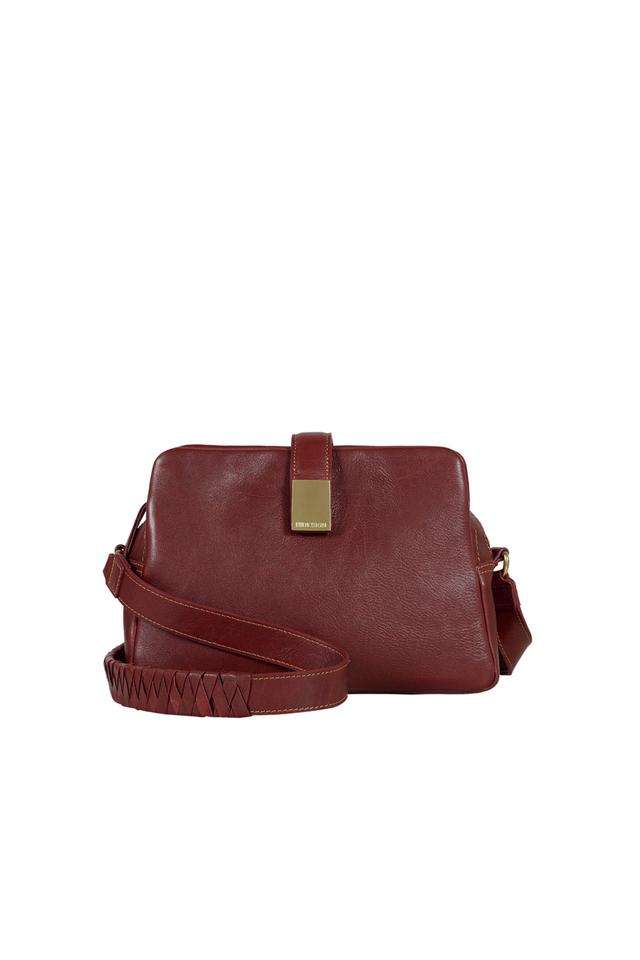 Pure-Leather-Zipper-Closure-Women-s-Casual-Crossbody-Sling-Bag