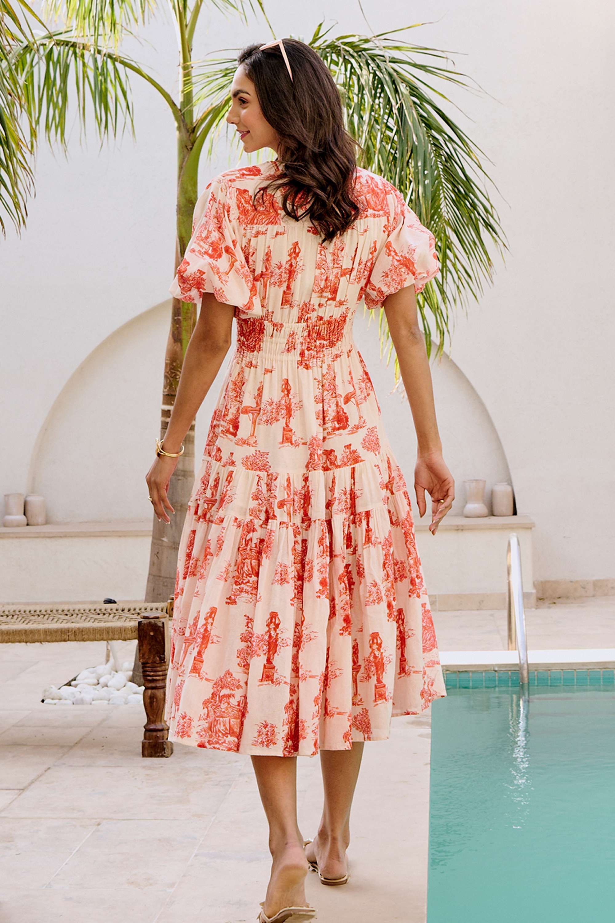 printed-Cotton-V-Neck-Women-s-Mini-Dress