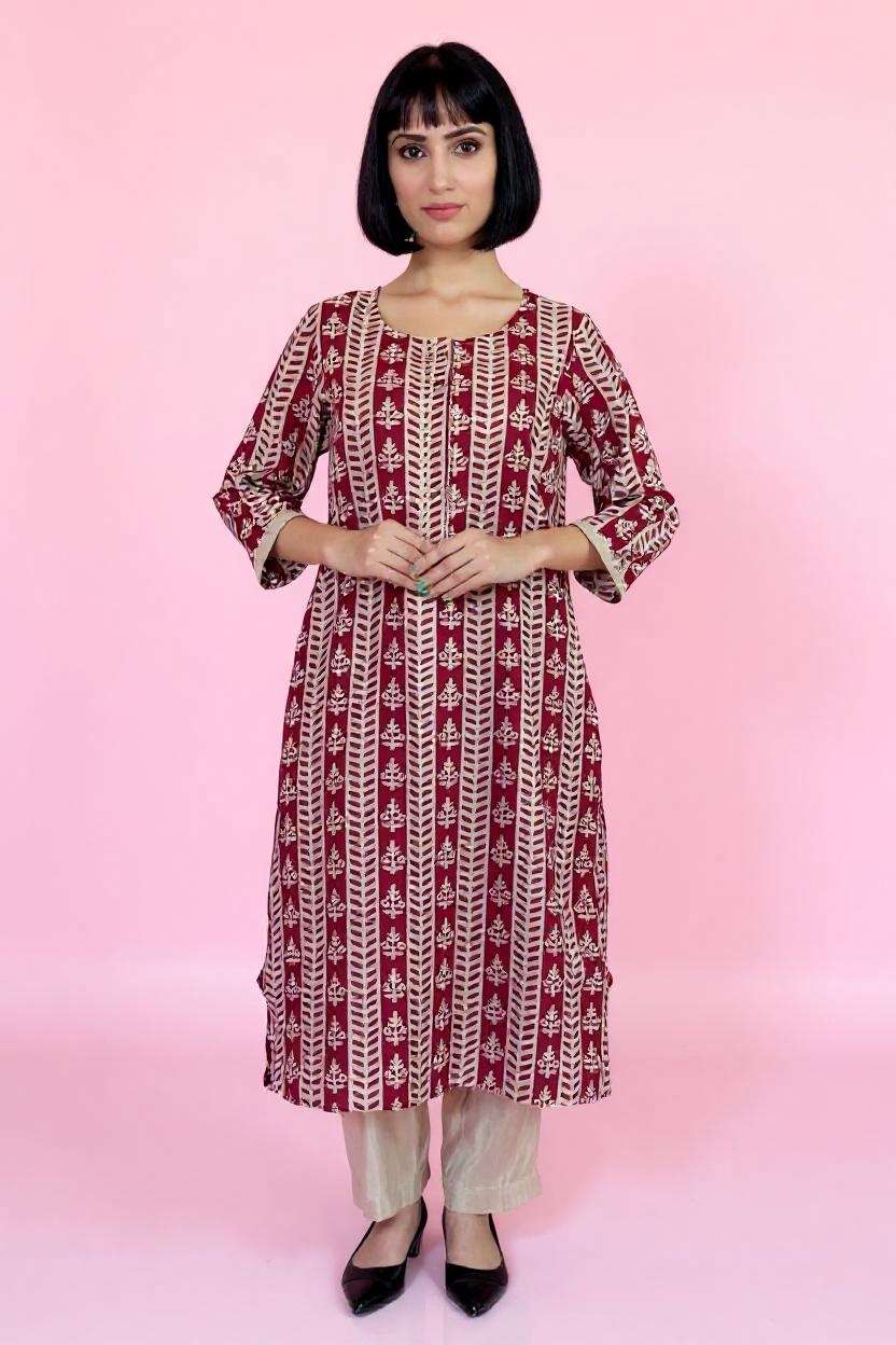 intune Printed Round Neck Polyester Women Co-Ord Set-picture-13