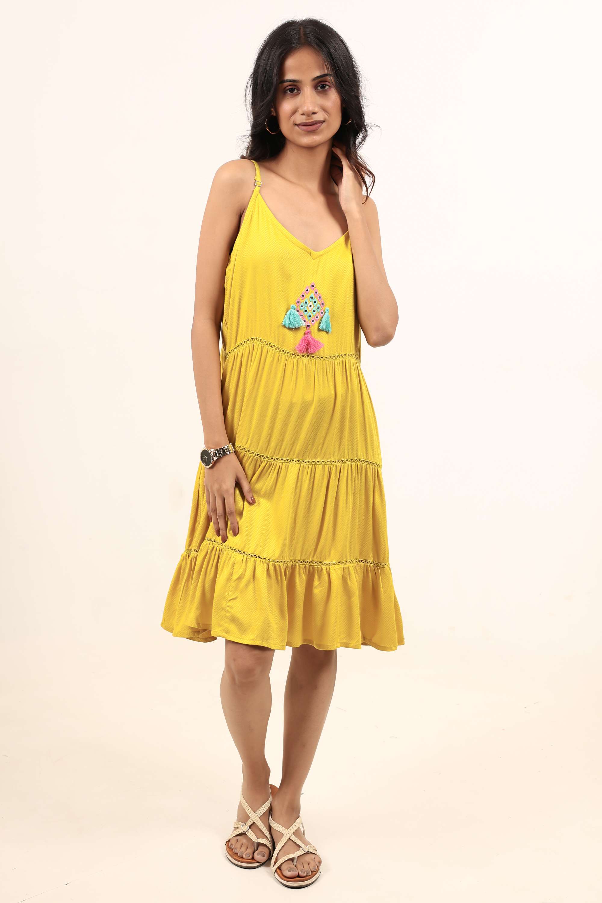 intune Dobby Cotton Women Dress-picture-24