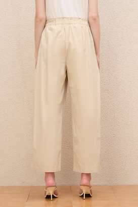 Solid-Relaxed-Fit-Blended-Fabric-Women-s-Casual-Wear-Pants