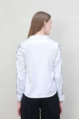 Printed-Classic-Collar-Blended-Fabric-Women-s-Casual-Wear-Shirt