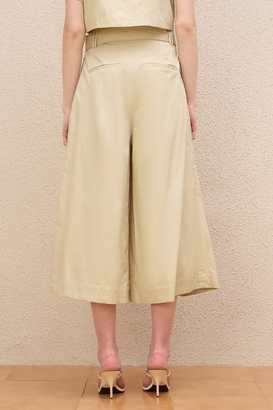 Regular-Fit-Blended-Fabric-Women-s-Casual-Wear-Culottes