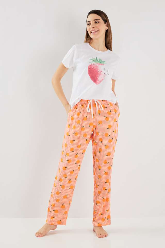 Printed-Ankle-Length-Viscose-Women-s-Pyjamas