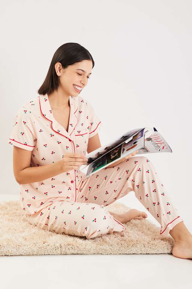 Printed-Cotton-Women-s-Top-&-Pyjamas-Set