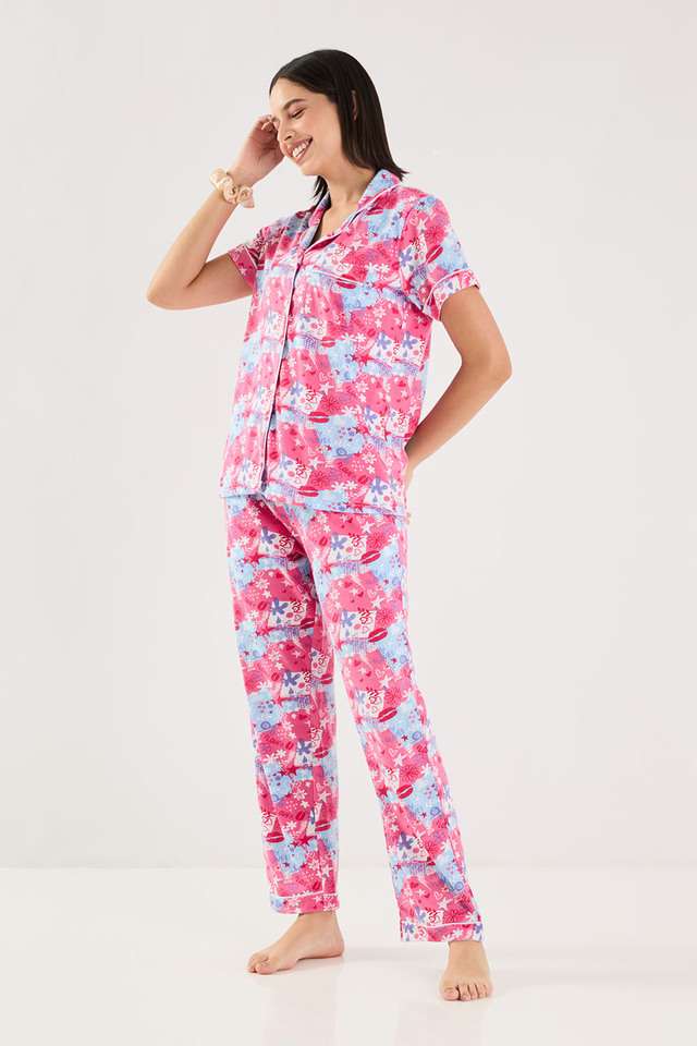 Printed-Cotton-Women-s-Top-&-Pyjamas-Set