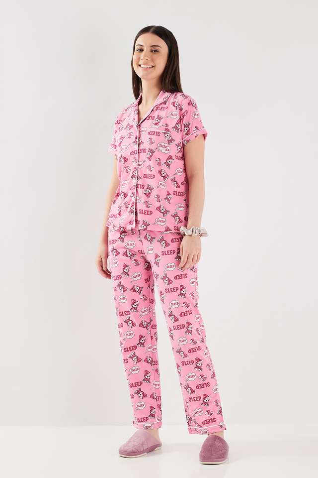 Printed-Cotton-Women-s-Top-&-Pyjamas-Set