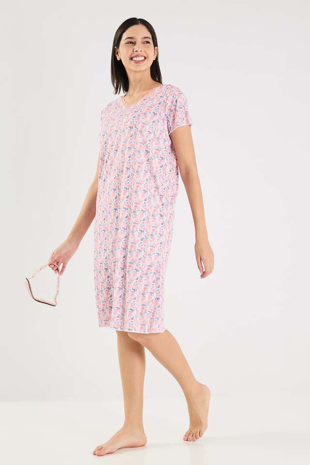 Blended-Fabric-Women-s-Night-Dress