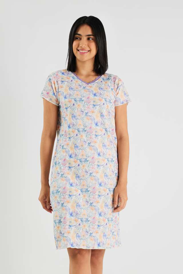 Blended-Fabric-Women-s-Night-Dress