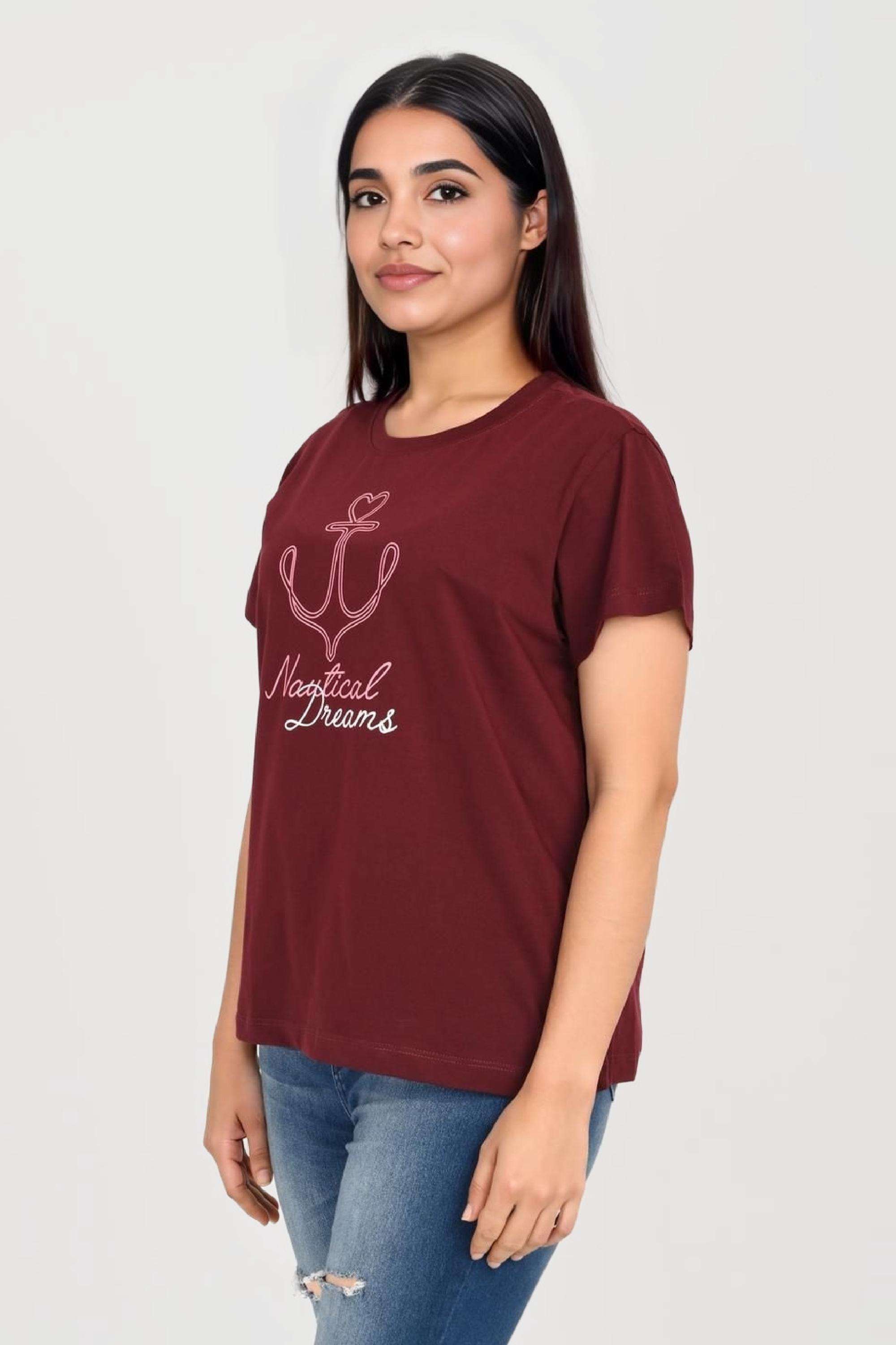 Printed-Cotton-Round-Neck-Women-s-T-Shirt