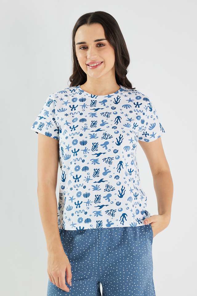 Printed-Cotton-Round-Neck-Women-s-T-Shirt