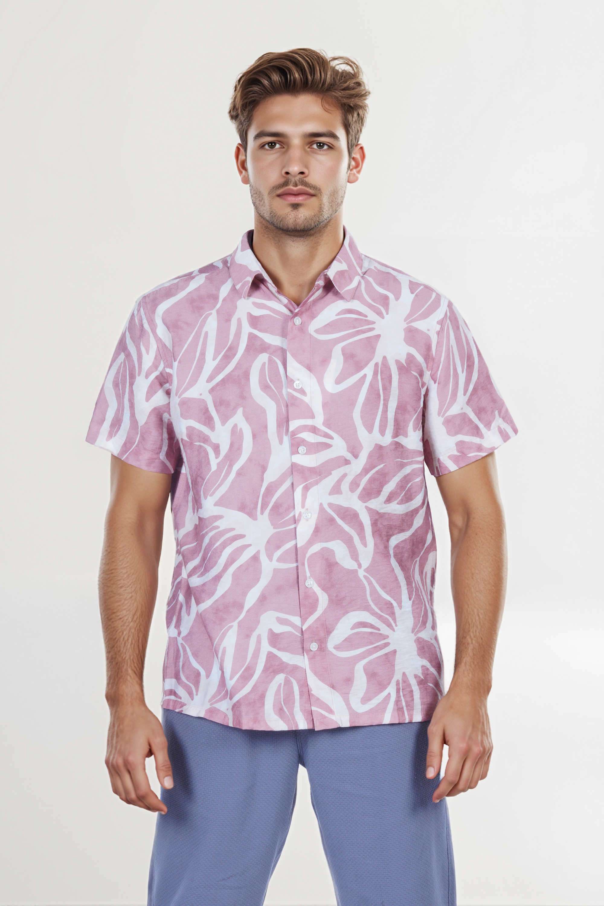 Light-Wash-Viscose-Regular-Fit-Men-s-Jeans