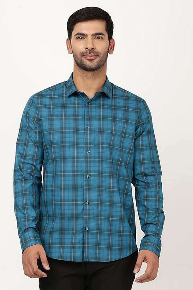 Checks-Cotton-Regular-Fit-Men-s-Casual-Shirt