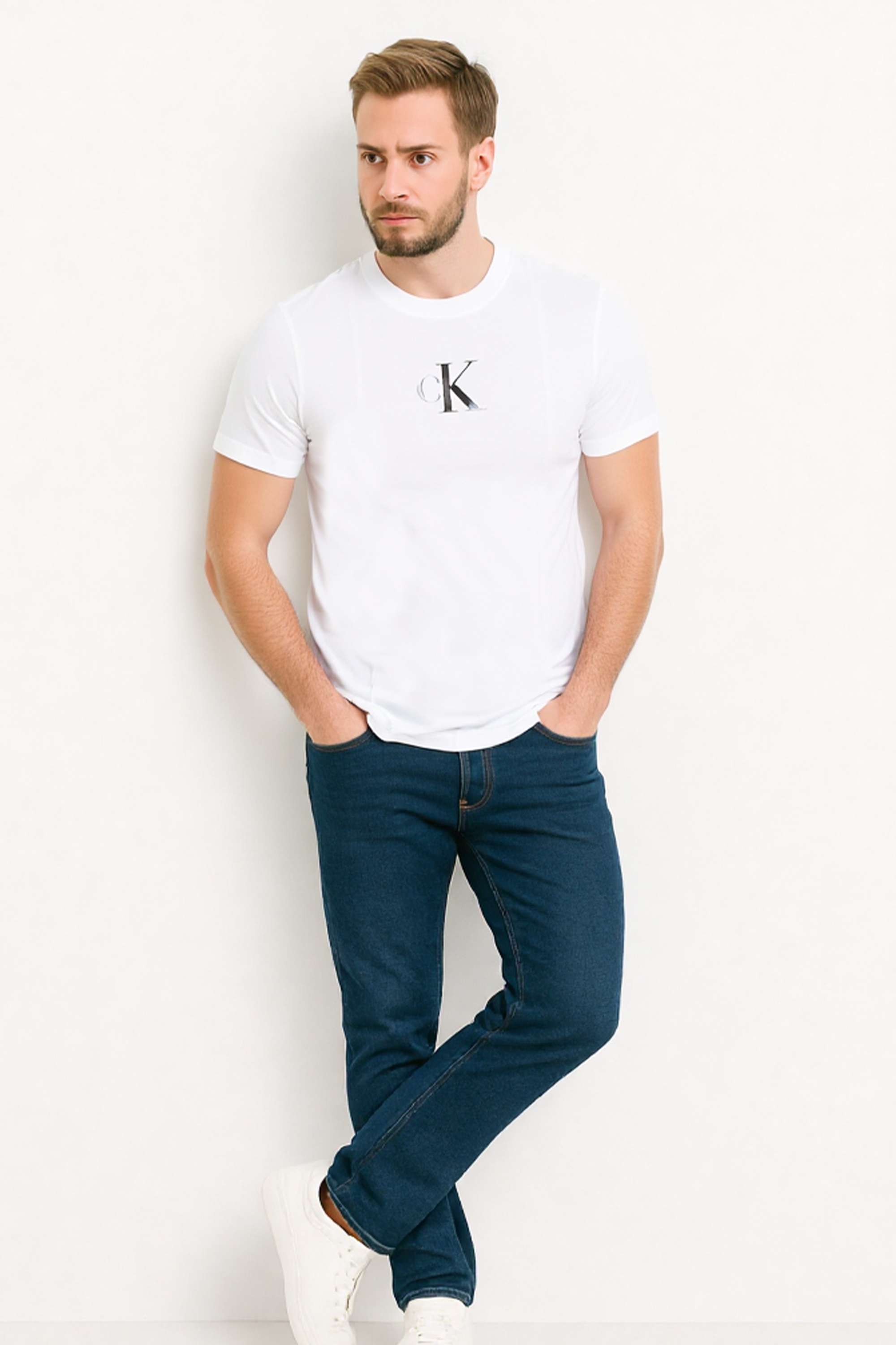 Solid-Cotton-Round-Neck-Men-s-T-Shirt