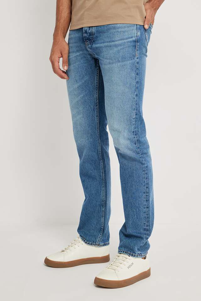 Light-Wash-Cotton-Straight-Fit-Men-s-Jeans