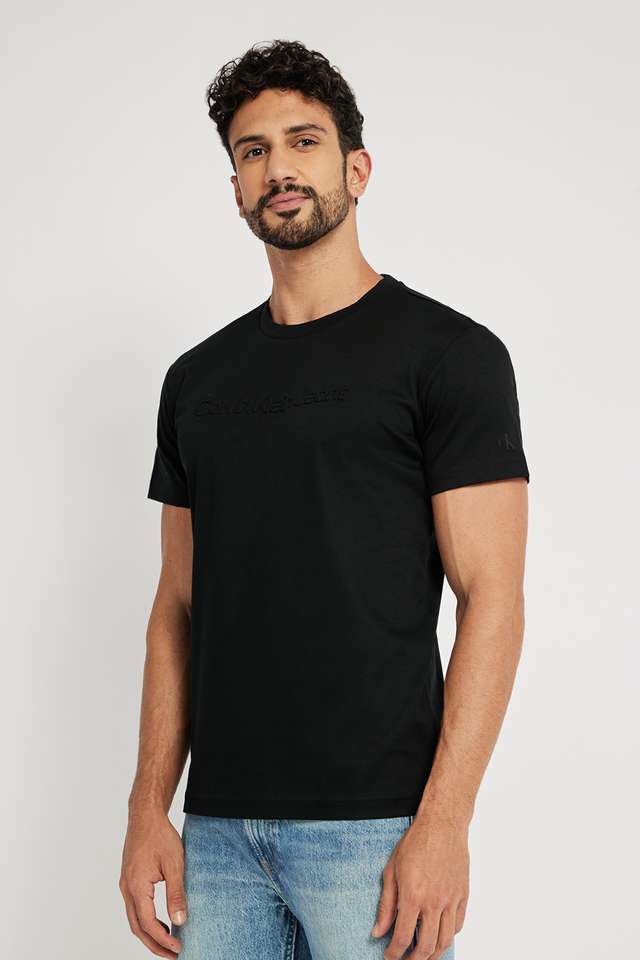 Solid-Cotton-Round-Neck-Men-s-T-Shirt