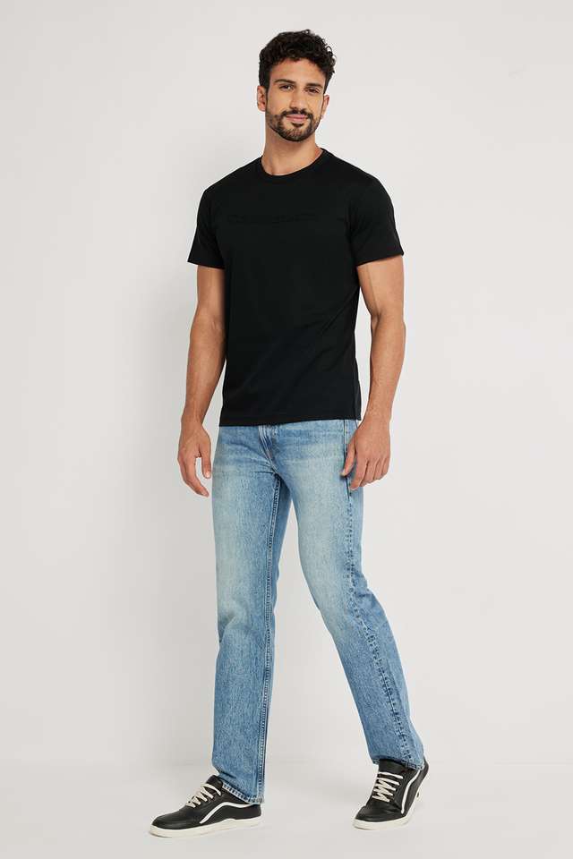 Solid-Cotton-Round-Neck-Men-s-T-Shirt