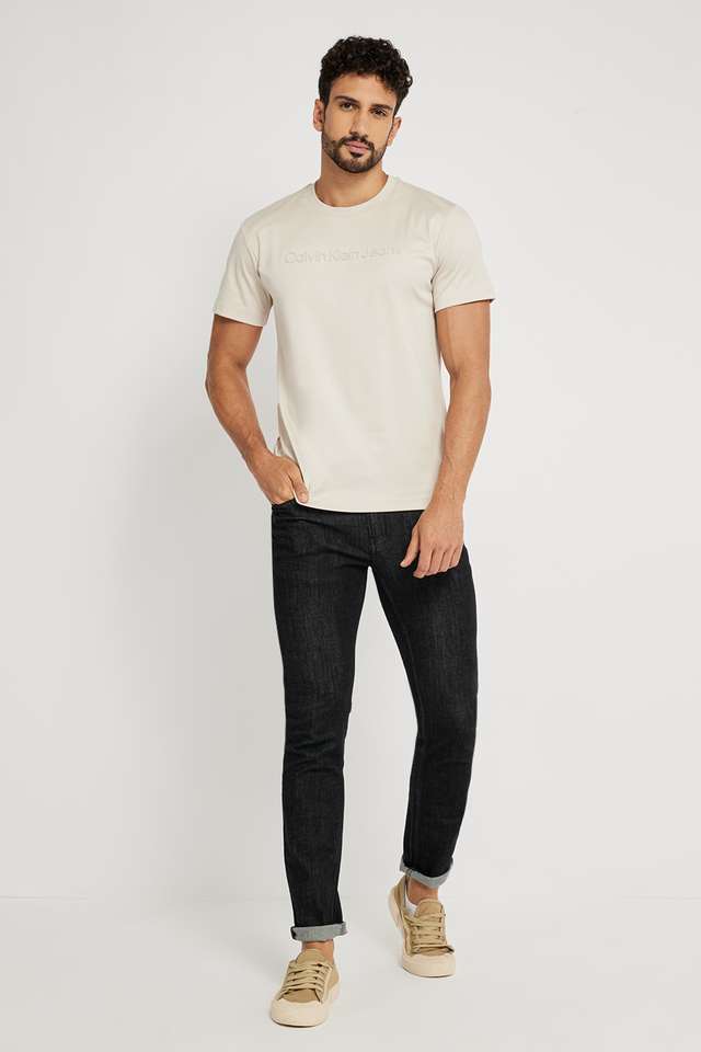 Solid-Cotton-Round-Neck-Men-s-T-Shirt