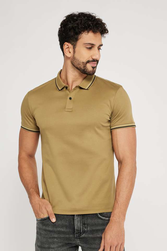 Solid-Cotton-Polo-Men-s-T-Shirt