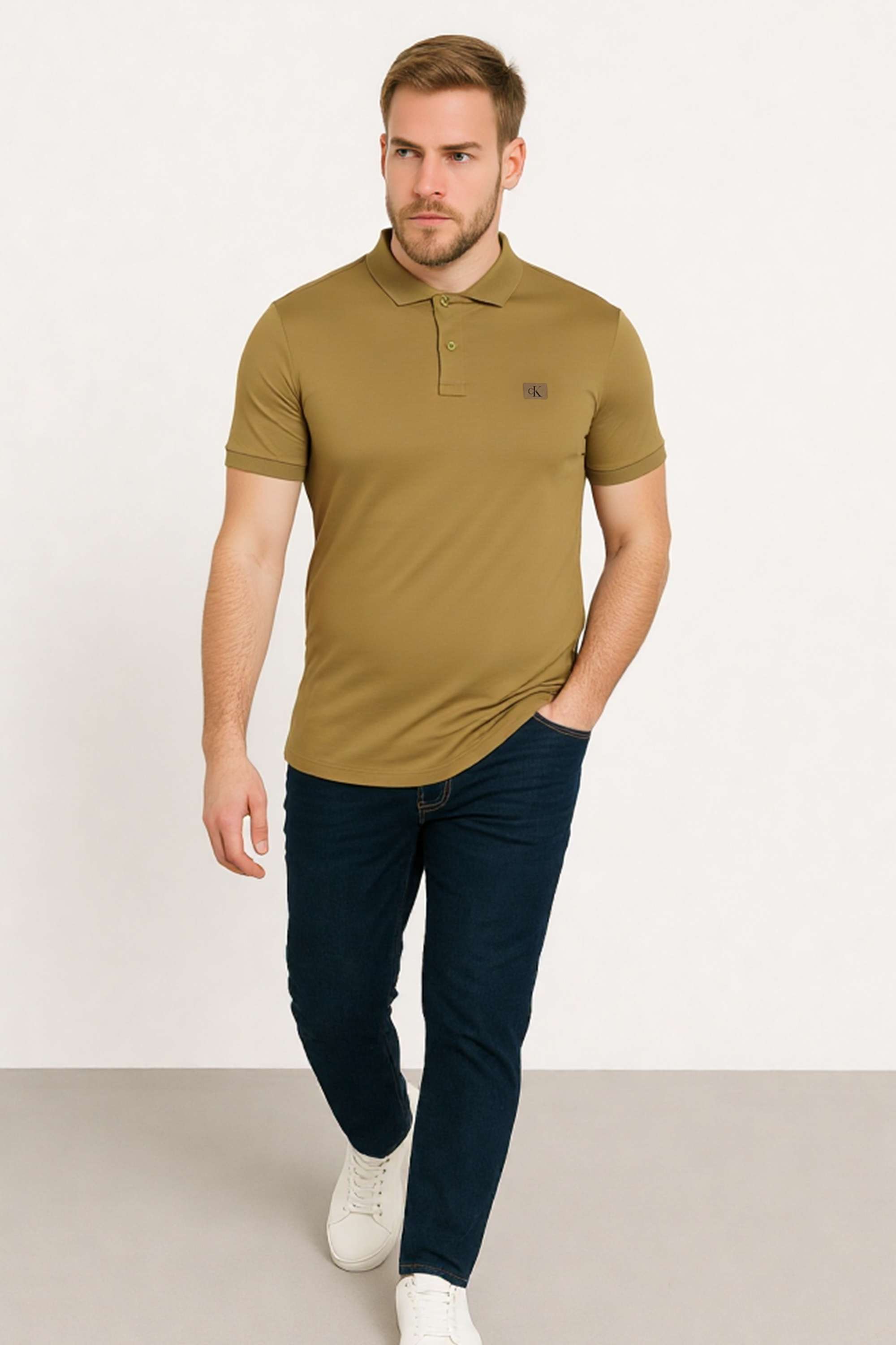 Solid-Cotton-Polo-Men-s-T-Shirt