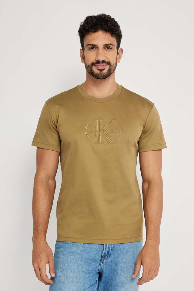 Solid-Cotton-Round-Neck-Men-s-T-Shirt