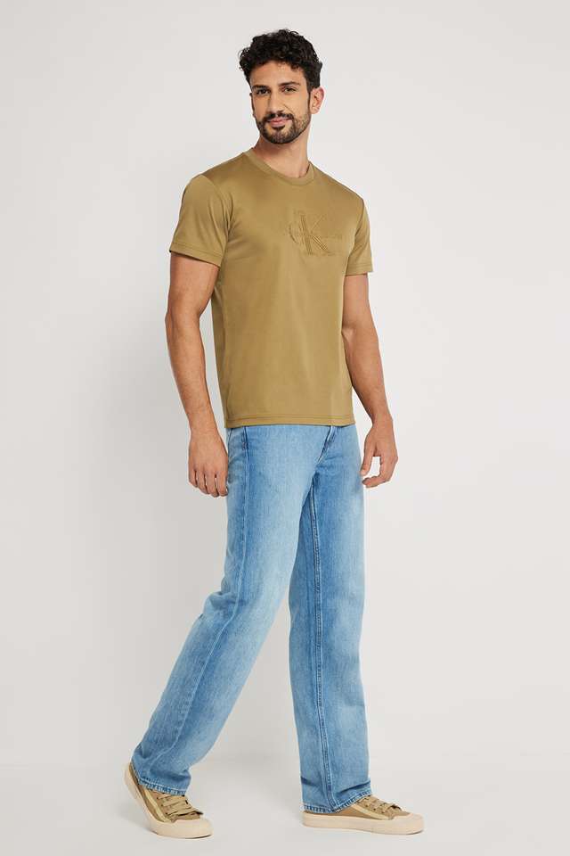 Solid-Cotton-Round-Neck-Men-s-T-Shirt