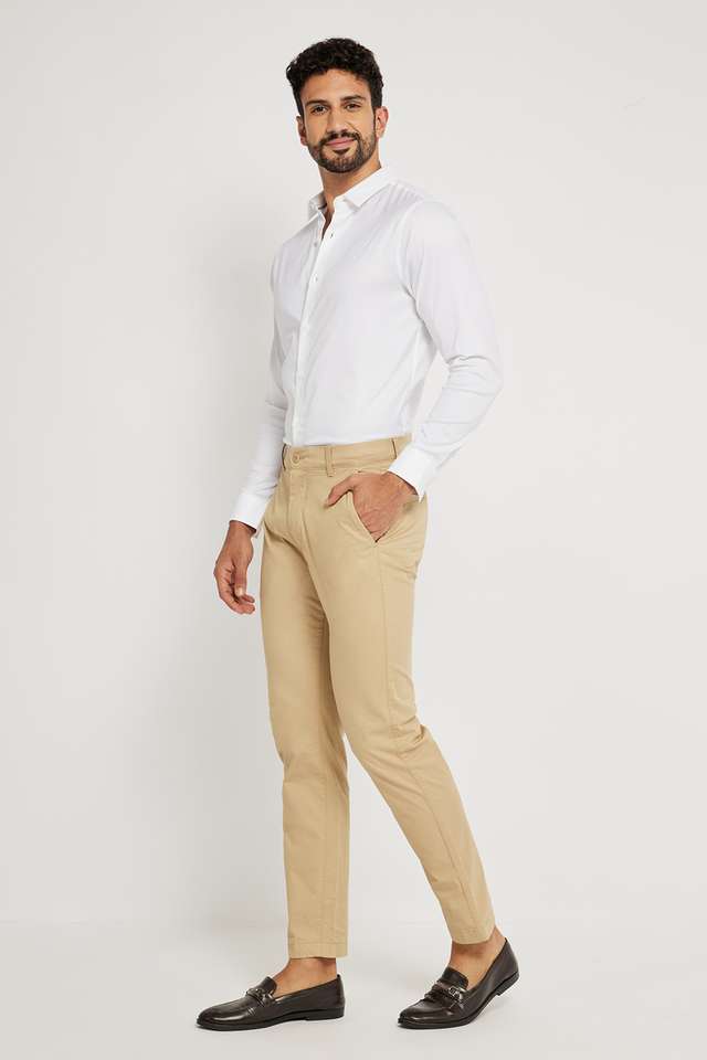 Solid-Blended-Fabric-Slim-Fit-Men-s-Casual-Shirt